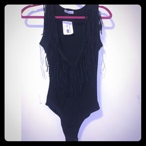 Sanity Hooligan fringe body suit